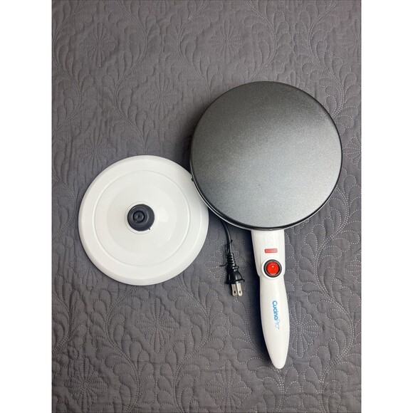 Cucina Pro Cordless Crepe Maker Non Stick Dipping Plate New No Spatula Or Box - Picture 2 of 7